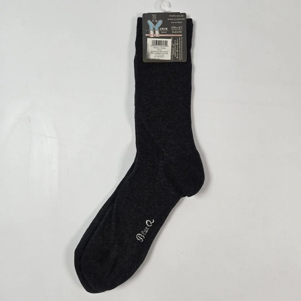 Blue Q Get Sh*t Done Later Mens 7-12 Gray Novelty Funny Gag Gift Crew Socks NEW